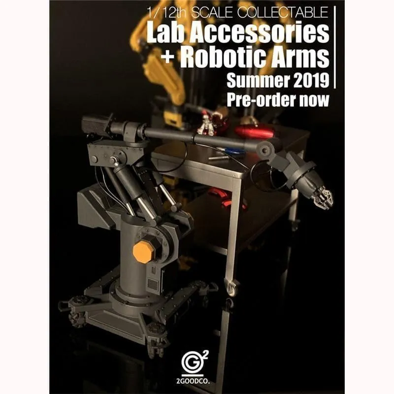 1:12 Iron Man Lab Accessories Work Table & Robotic Arms