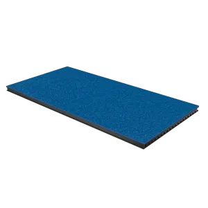 1/4" Corrugated Laminate - Medium Blue