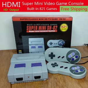 8Bit Retro Video Game Console Built-In 821 Different Classic Games