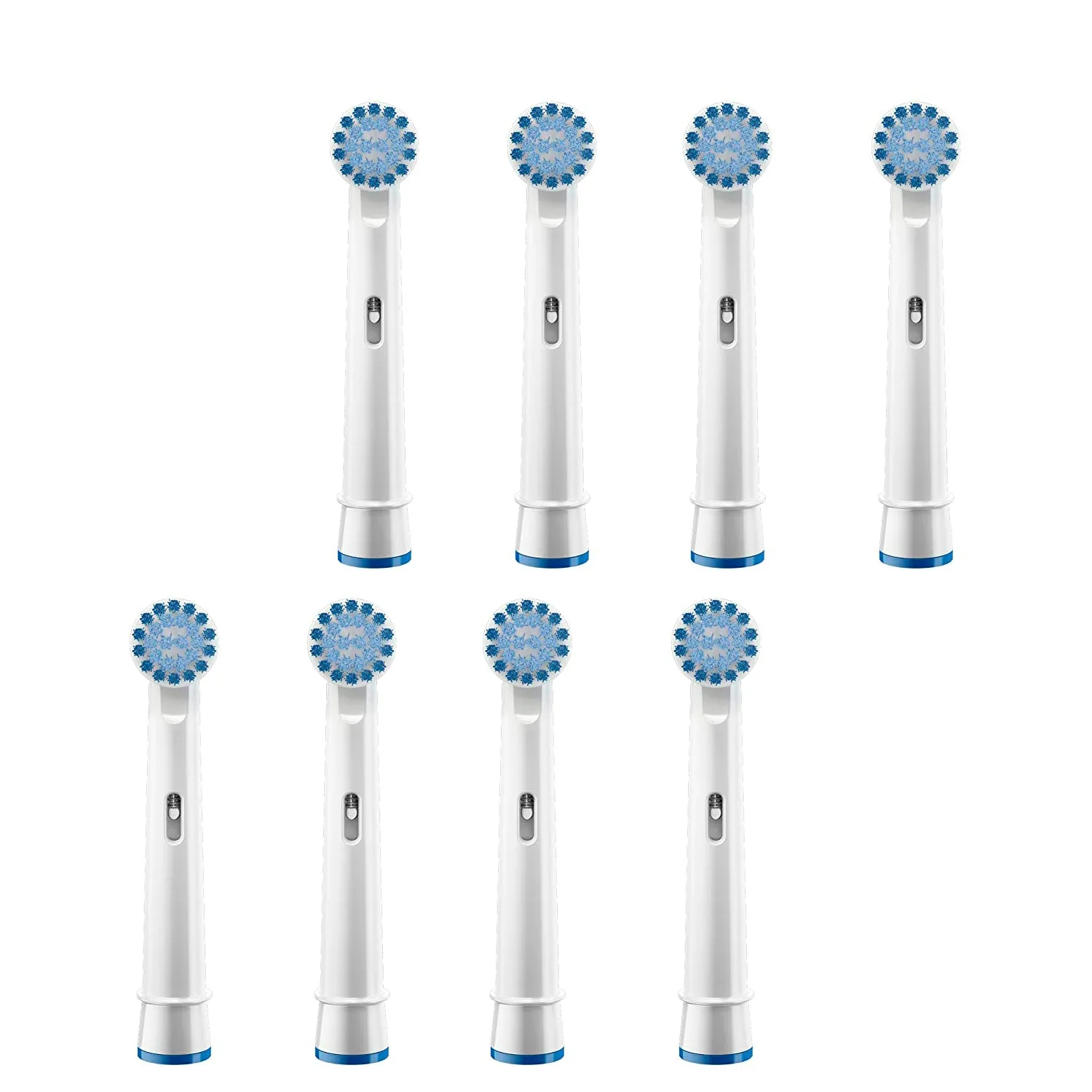 8pcs Clean Brush Heads for Oral B-Sensitive