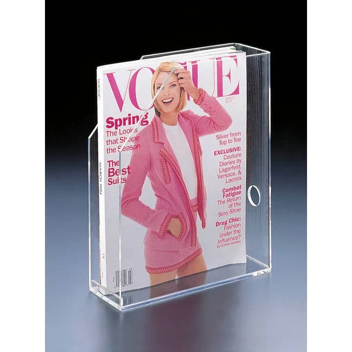 ACRYLIC MAGAZINE RACK/ FILE STORAGE