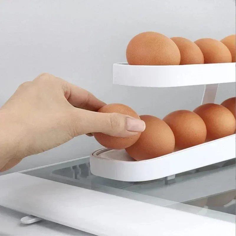 Automatic Scrolling Egg Rack Holder