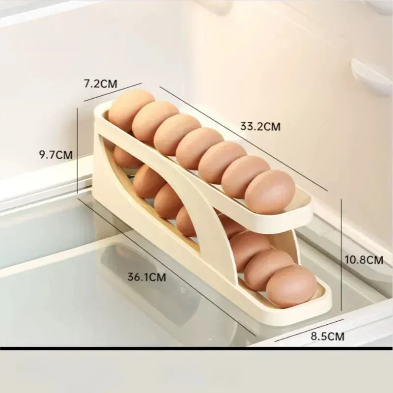 Automatic Scrolling Egg Rack Holder