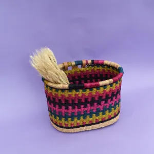 Bicycle Basket with Straps I African Basket - Aya