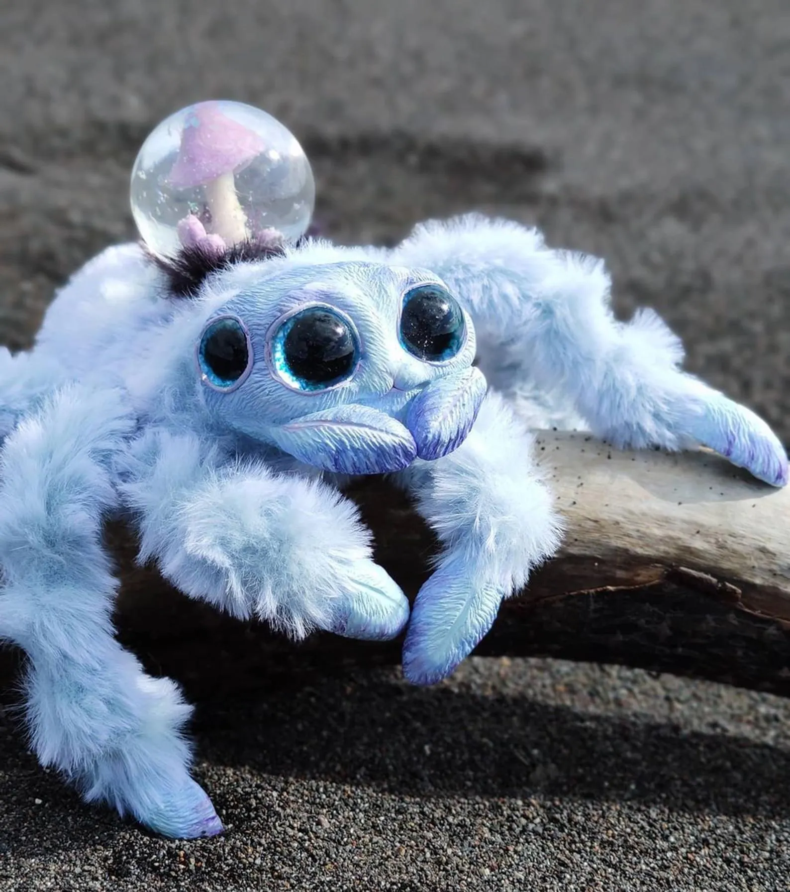 Blue mercurian spider