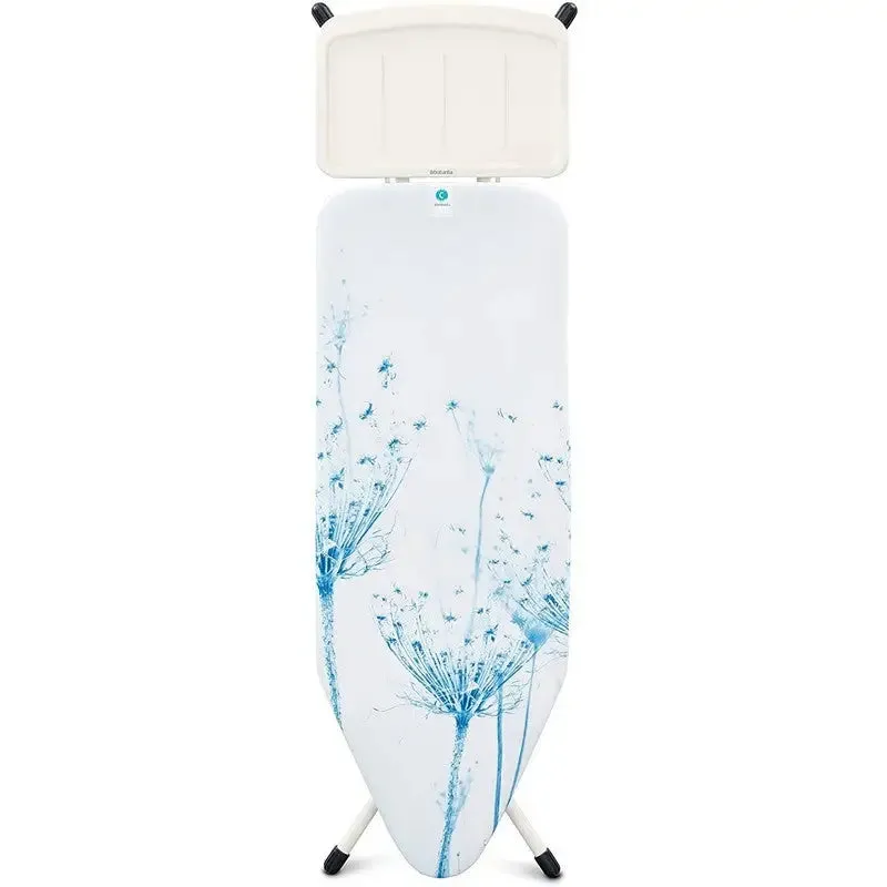 Brabantia Ironing Board Solid Steam Unit Holder Cotton Flower C - 124x45cm / 49x18 Inch