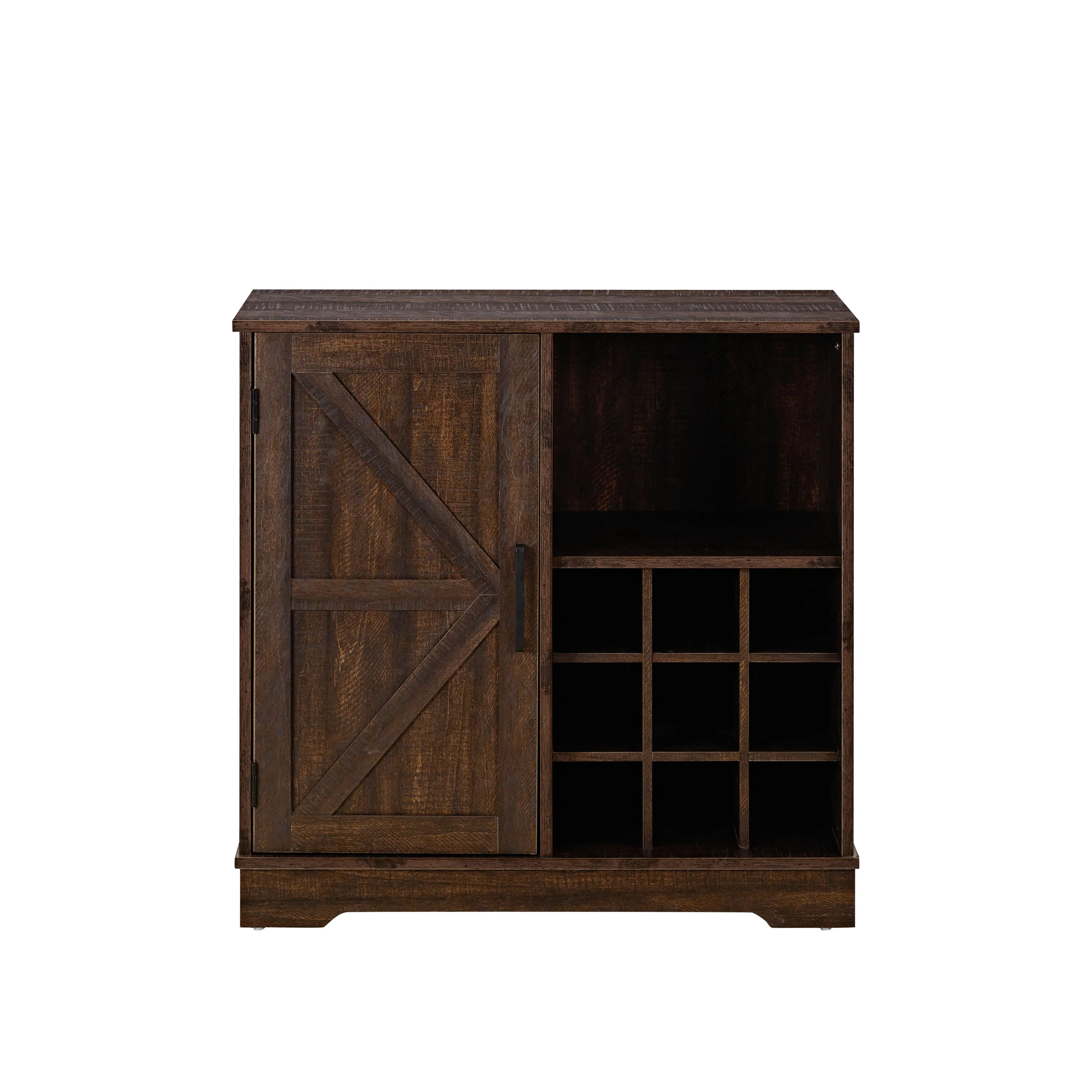 Brock Farmhouse Coffee Bar Cabinet - Espresso