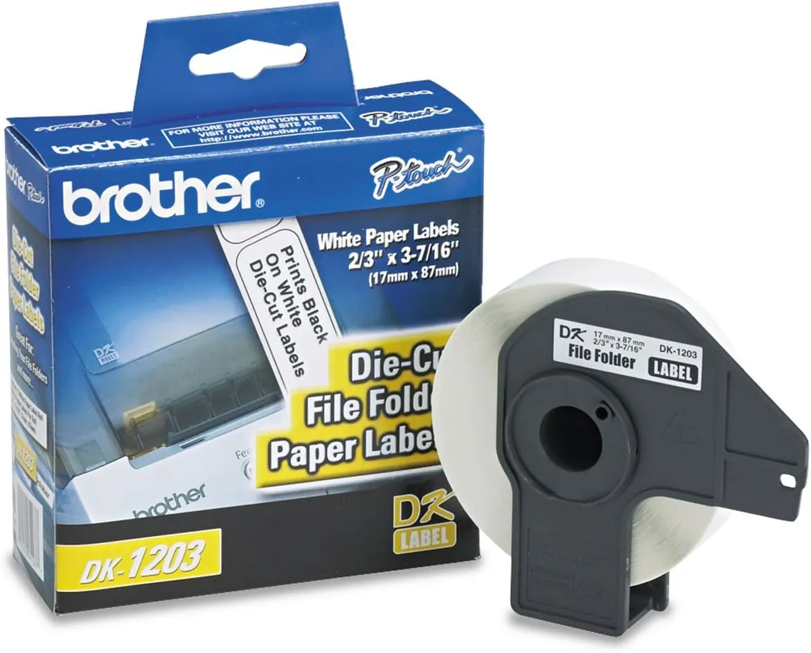 Brother DK-1203 File Folder Label Roll