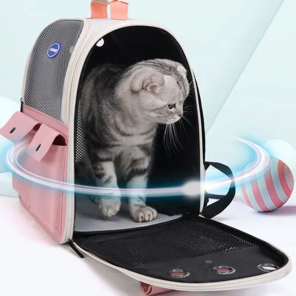 Cat Bag Backpack Space Bag Outdoor Portable Backpack Space Capsule Portable Dog Breathable Cat Pet Bag