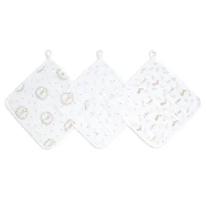 Classic Washcloth 3 Pack  Blushing Bunnies