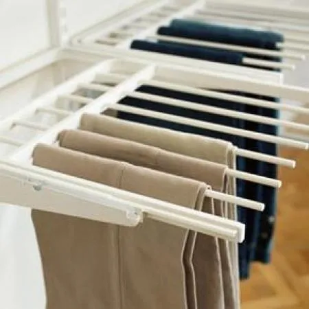 Elfa Gliding Pant Rack W: 60 White