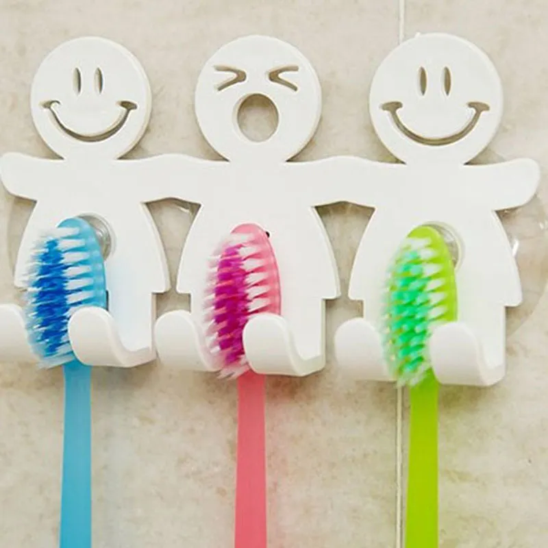 Funny toothbrush holder. Cute smile toothbrush holder