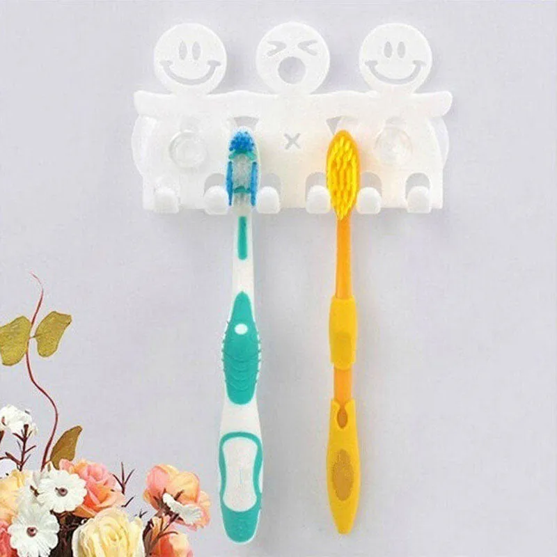 Funny toothbrush holder. Cute smile toothbrush holder