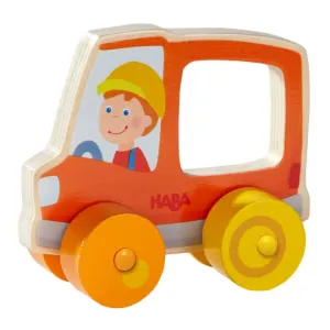 HABA Push Toy Garbage Truck