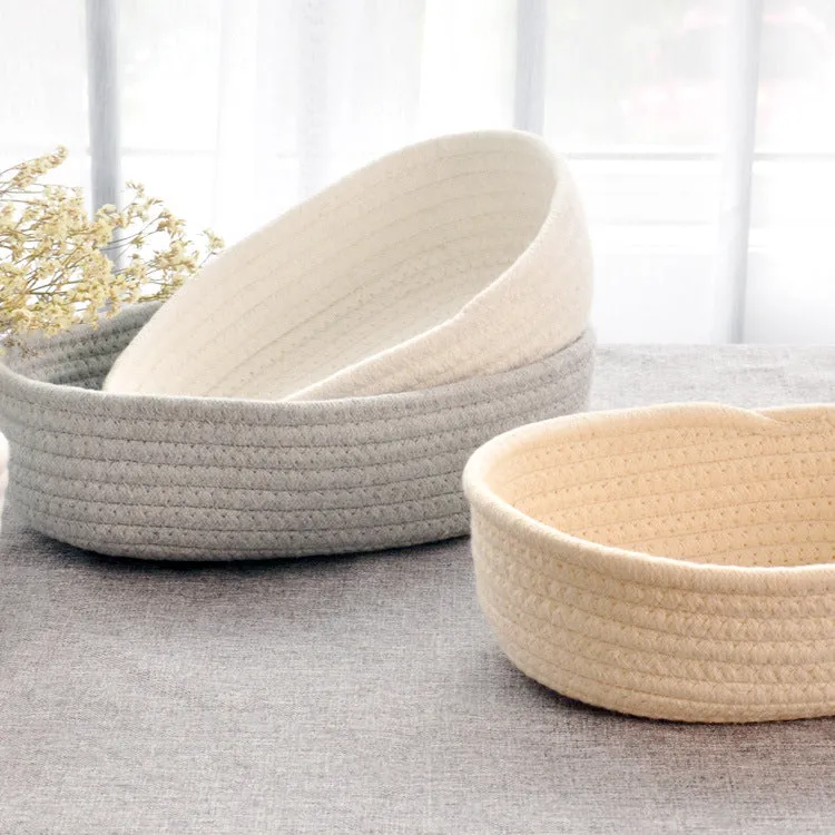 Hand-woven basket bed