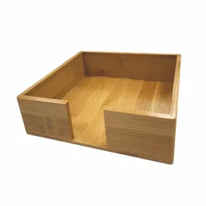 Honey Maple Bamboo Luncheon Napkin Holder