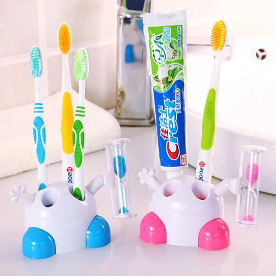 Hourglass Toothbrush Holder