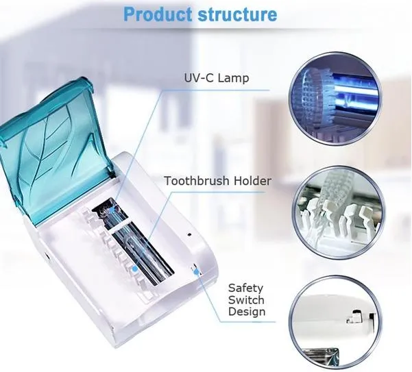 Household toothbrush box toothbrush holder UV sterilizer toothbrush box