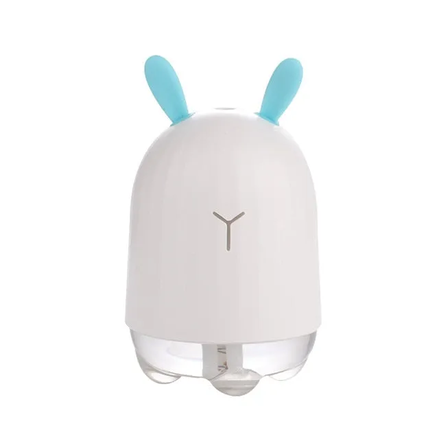 Lovely Rabbit Air Humidifier USB Aroma Diffuser with LED Lamp