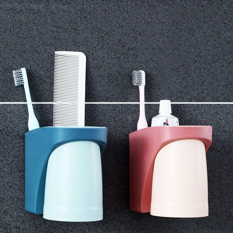 Magnetic Bathroom Toothbrush Holder