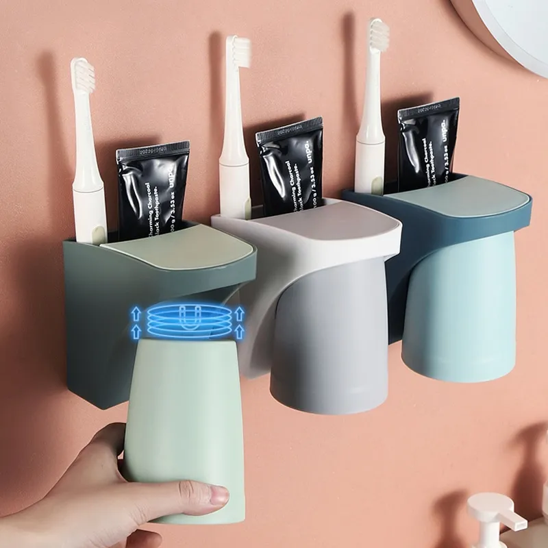 Magnetic Bathroom Toothbrush Holder