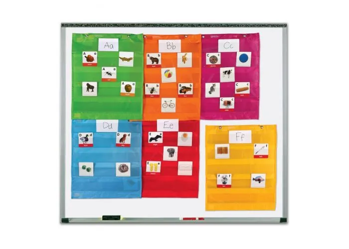 Magnetic Pocket Chart Squares (Set of 6)