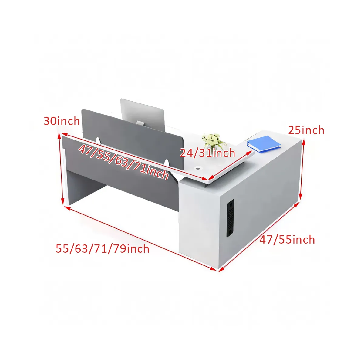 Modern Office Desk and Chair Set for Managers and Executives-BGZ-160