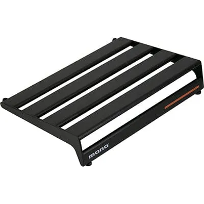 MONO Pedalboard Rail Small, Black and Stealth Club Accessory Case, Black