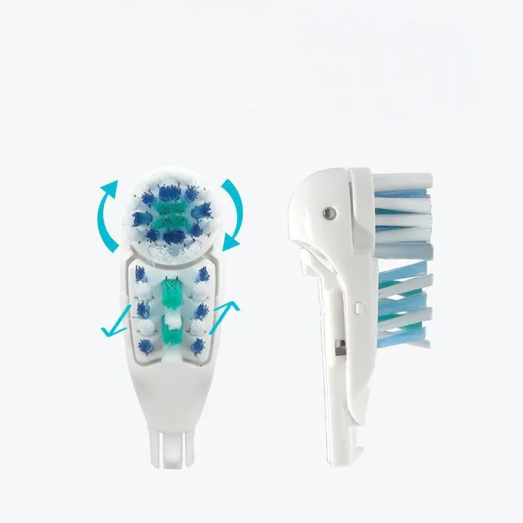 Multi-direction Electric Replacement Toothbrush Head