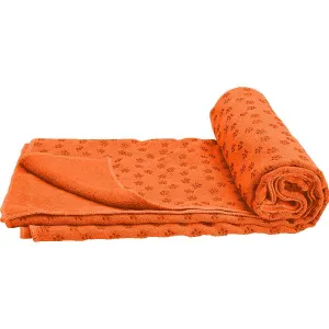 Non-Slip Yoga Towel Orange