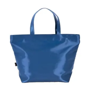 NUNO Tote: "Coal" (Medium, Peacock Blue)