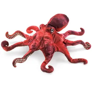 Octopus, Red Hand Puppet