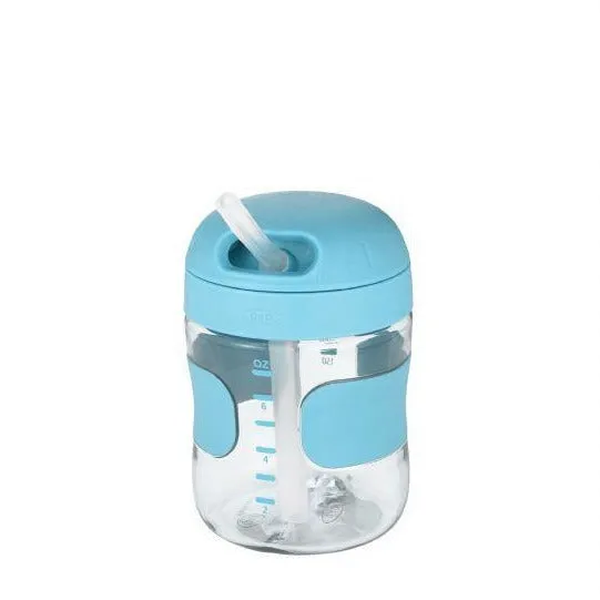 OXO TOT - Sippy Cup with Straw (200ml Aqua)