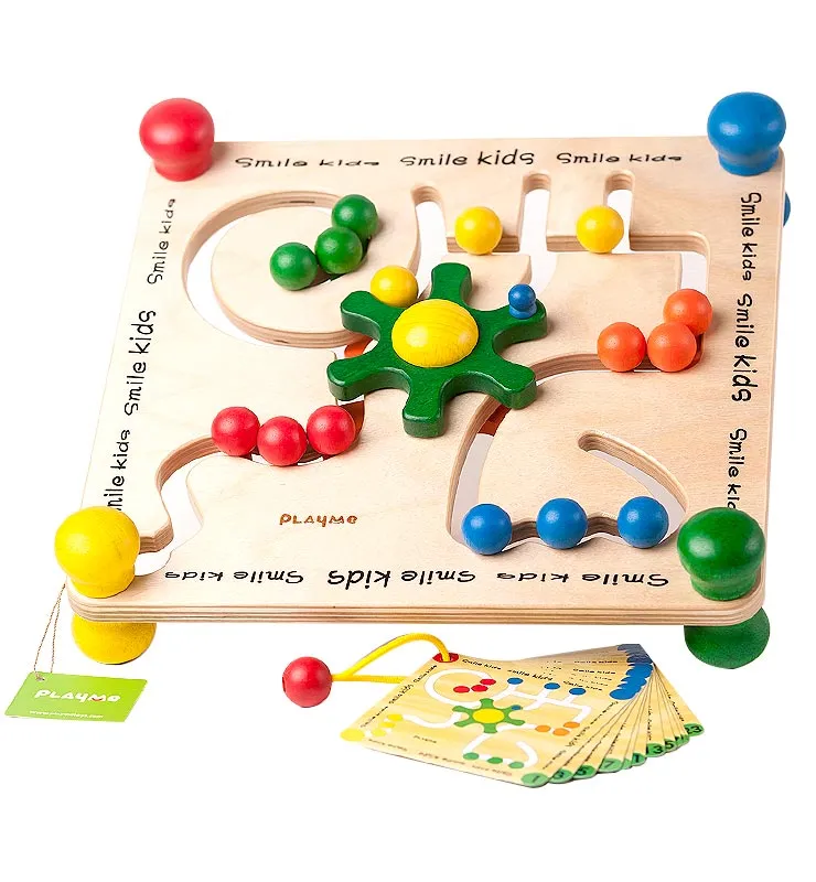 Interactive Bead Maze Steering Toy for Kids