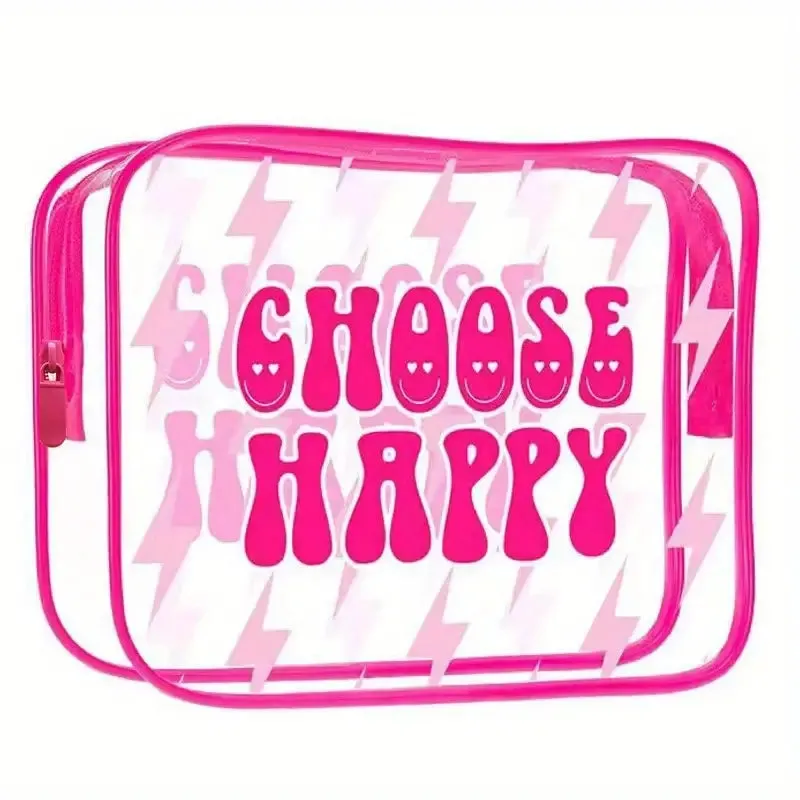 Preppy Clear Bag with Zipper