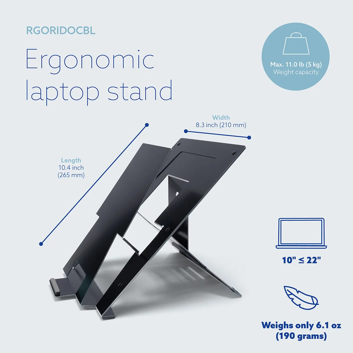 R-Go Riser Document Laptop stand