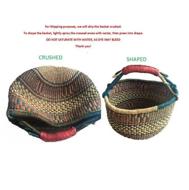 Red Harvest Bolga Ghana Basket