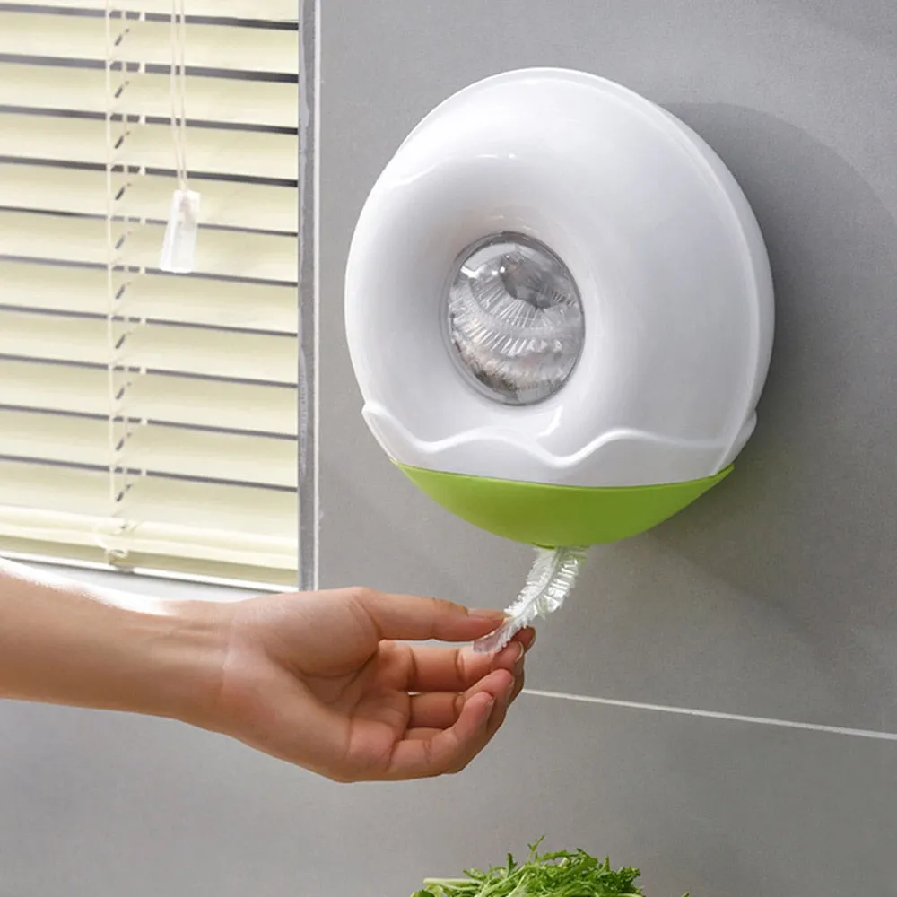 Self-Adhesive Plastic Bag Storage Dispenser