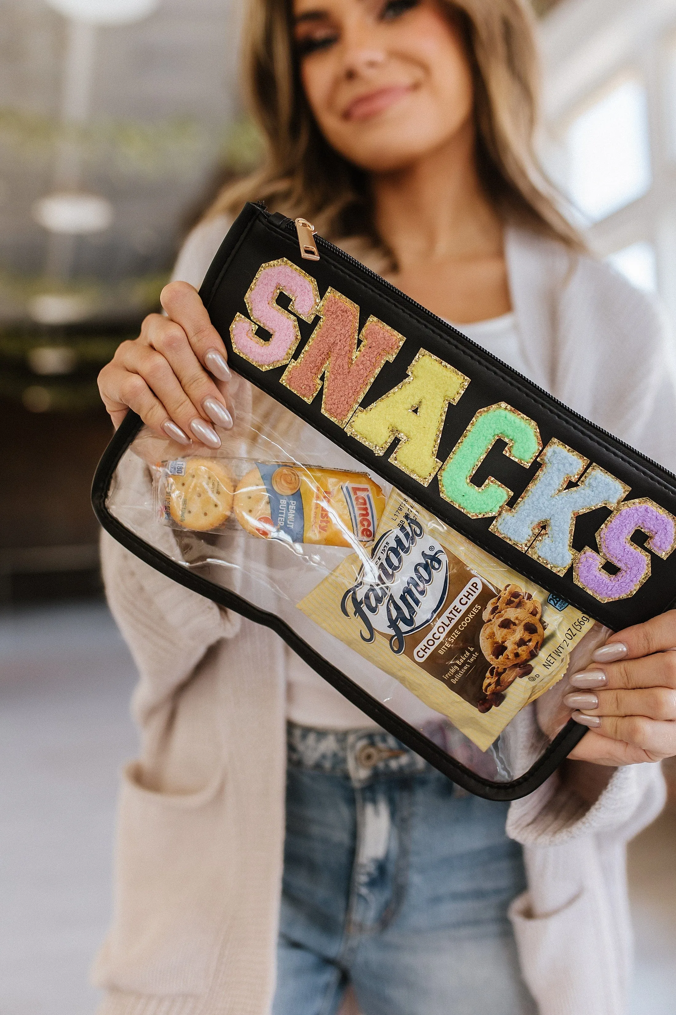 SNACKS Zipped Clear Pouch | PRE ORDER