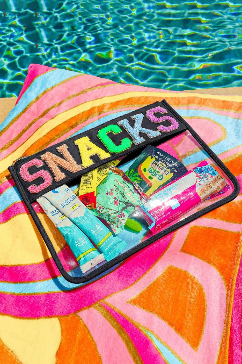 SNACKS Zipped Clear Pouch | PRE ORDER