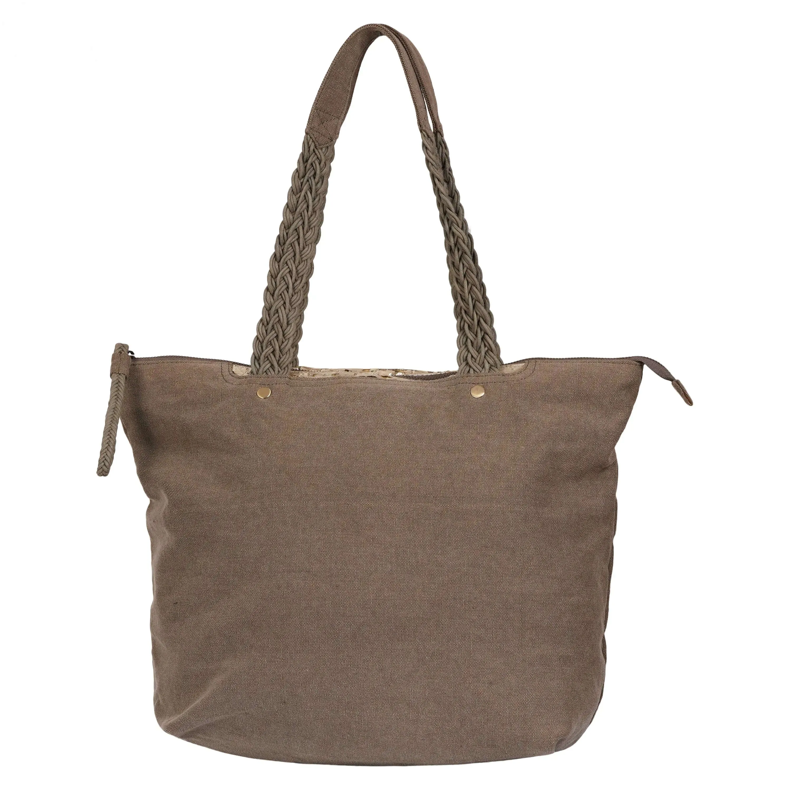 Solid Gray Canvas Bag | Lightweight Material