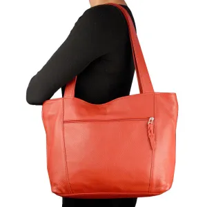 Sven lightweight large leather tote