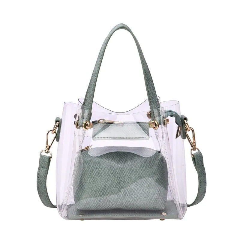 TB20620 Transparent Clear Mini Tote/Crossbody