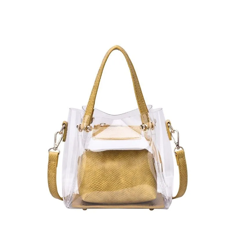 TB20620 Transparent Clear Mini Tote/Crossbody