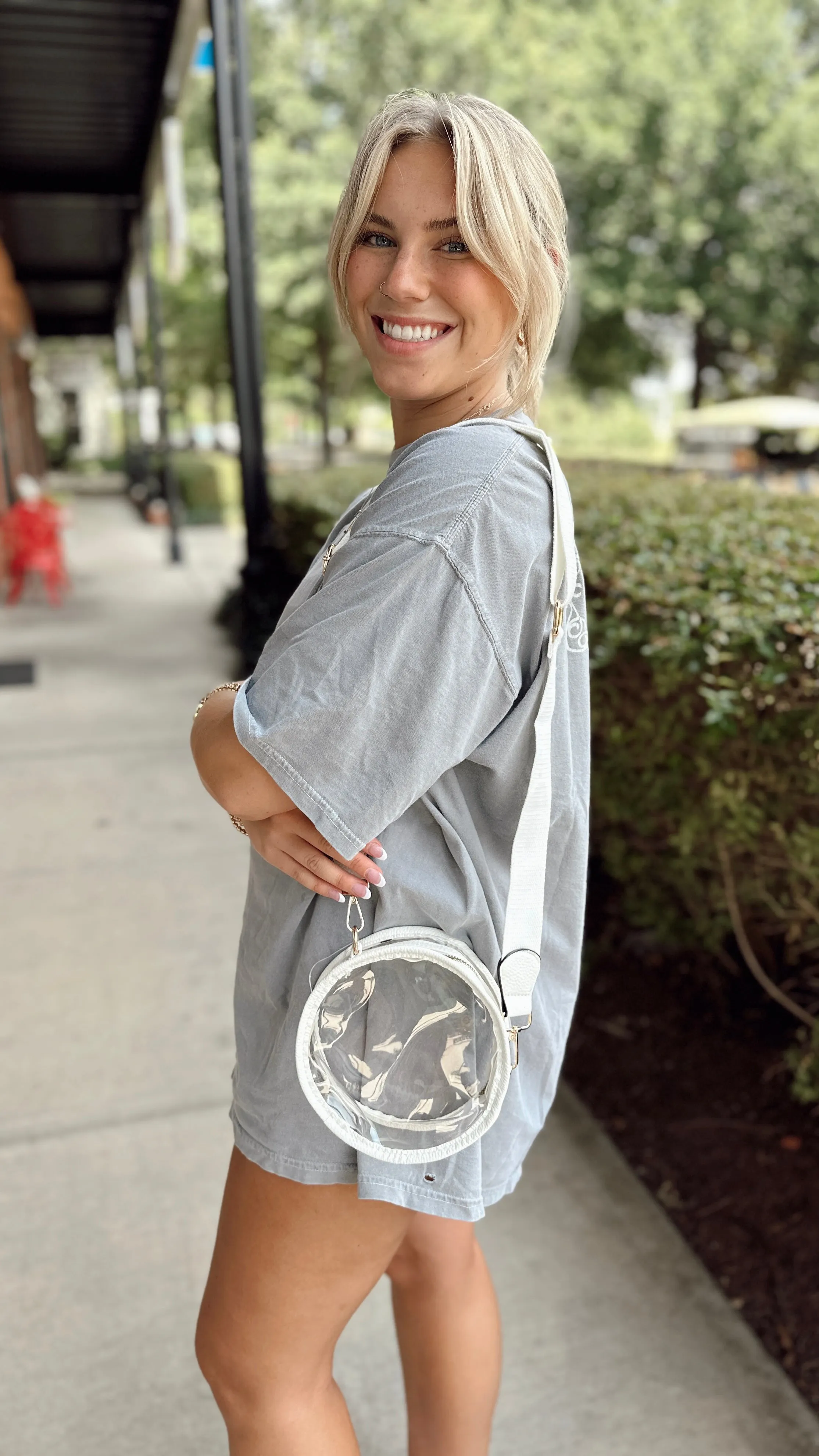 The Round and Round clear bag