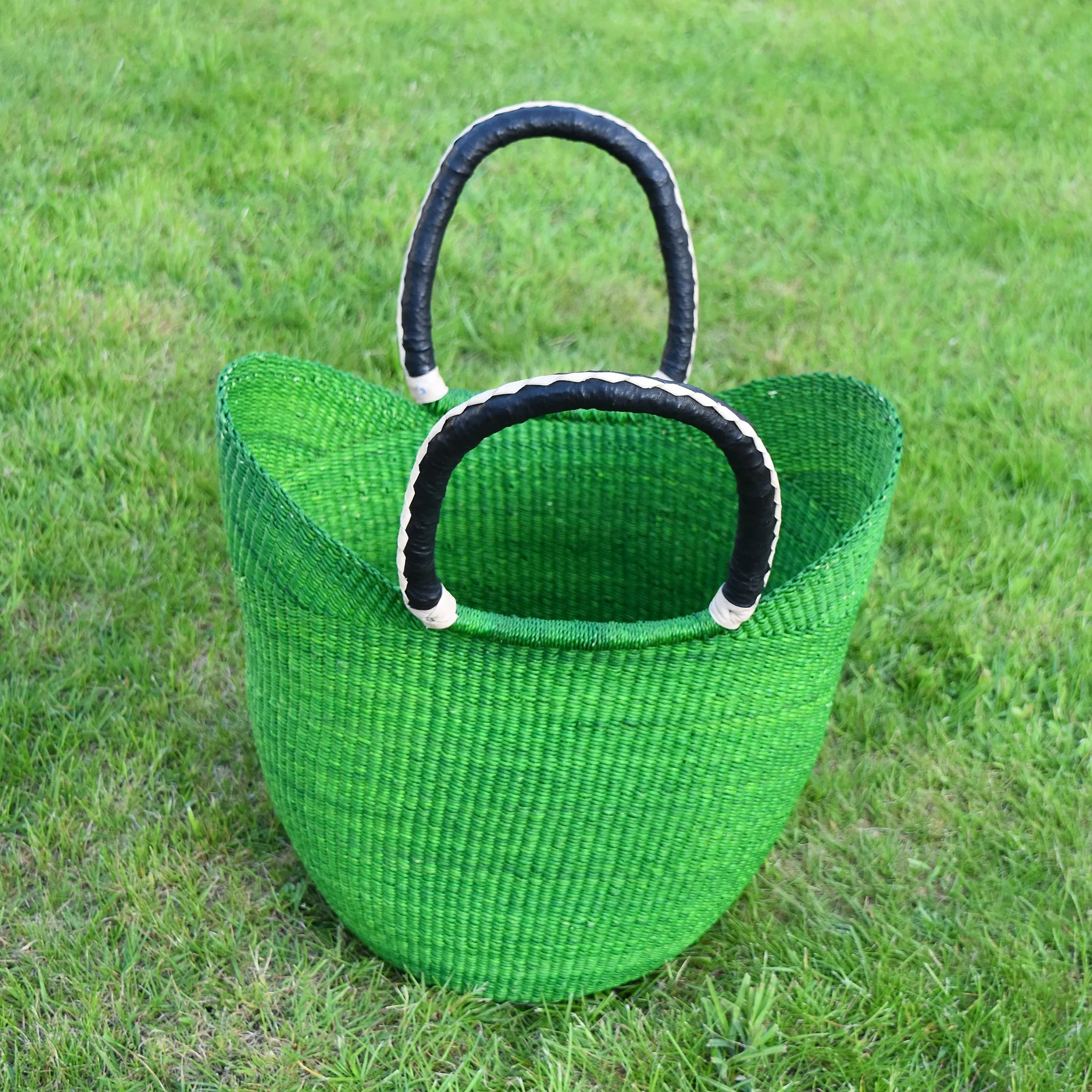 U Shopper Basket Bolga Basket Rufina Designs US015