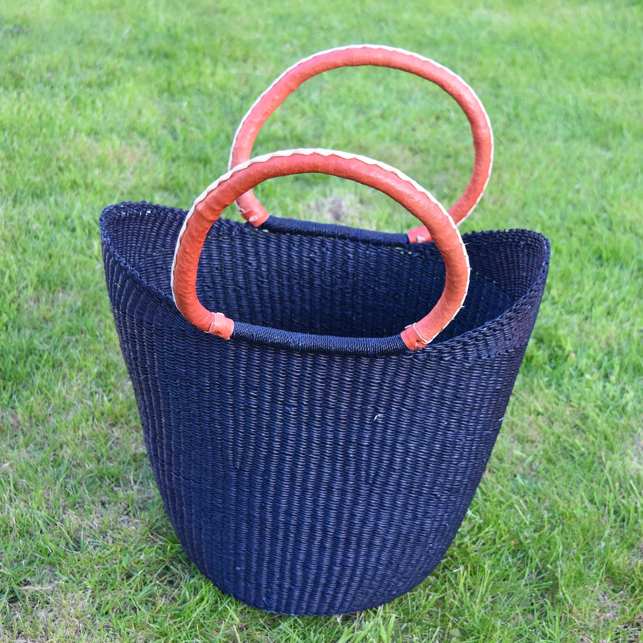 U Shopper Basket Bolga Basket Rufina Designs US022