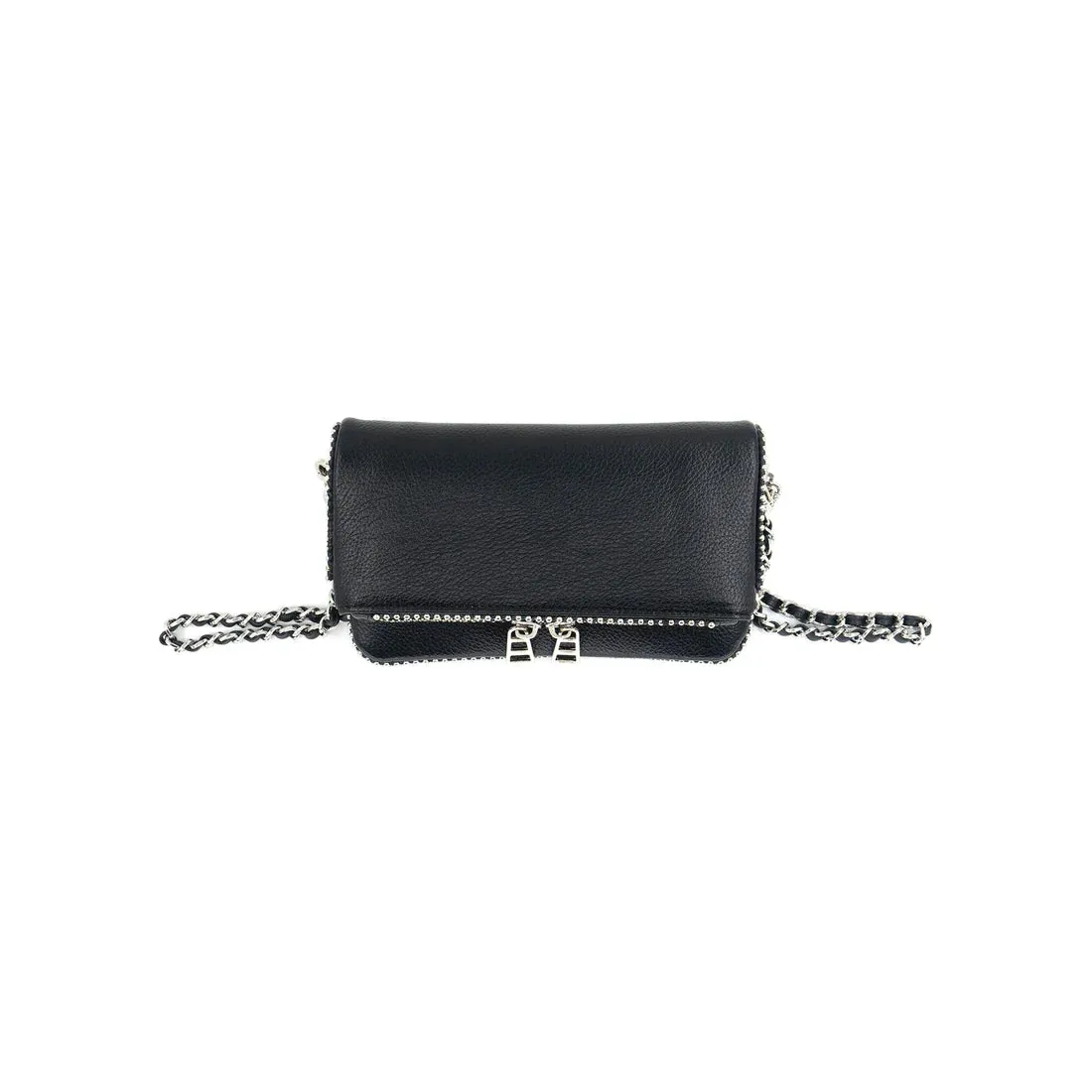 Vegan Leather Mini Flap Bag