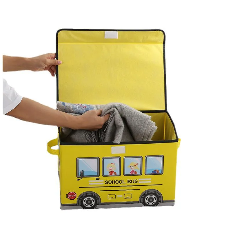 Waterproof Foldable Cartoon Car Storage Box, HG0136