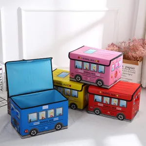 Waterproof Foldable Cartoon Car Storage Box, HG0136